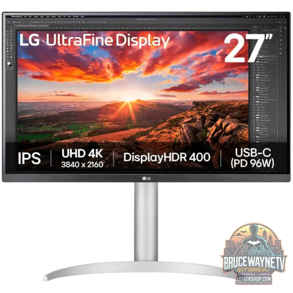 LG 27UP850K-W 27" 3840 × 2160 px IPS 60 Hz - LG - vue 3