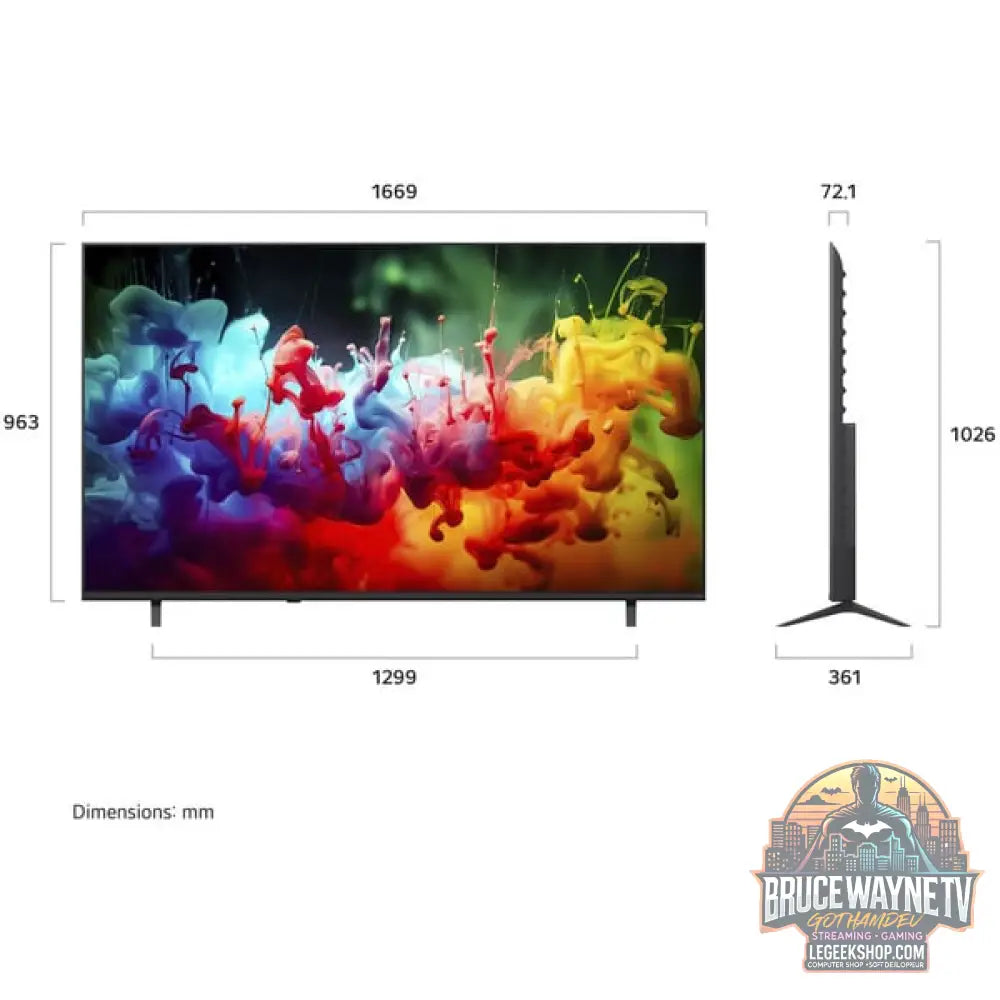 LG 75QNED7EB3A.AEUD, QNED-Fernseher - LG - vue 2