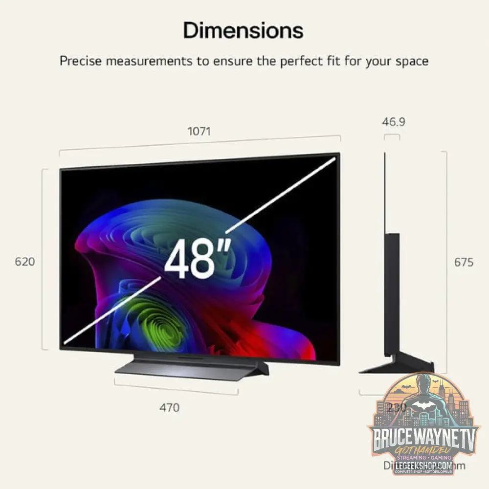 LG OLED48C6ELB.AEUD, OLED-Fernseher - LG - vue 2