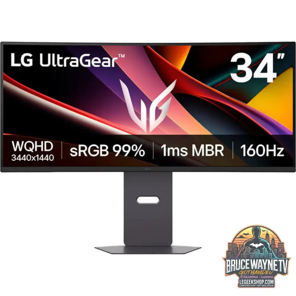 LG UltraGear 34G600A-B 34" QHD/WQHD VA 160 Hz - LG - vue 2