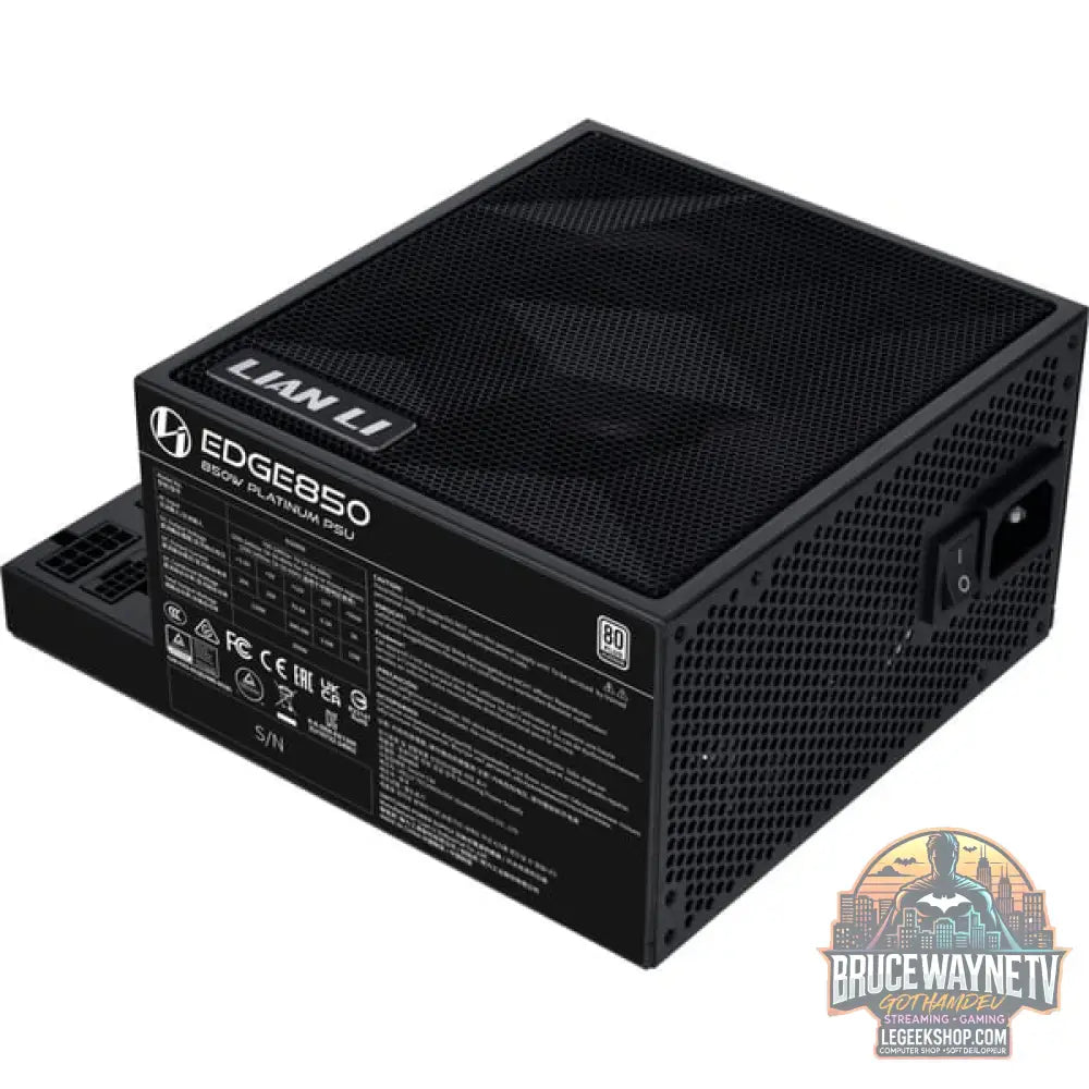 Lian Li EDGE EG0850 850W Black, alimentation PC - Lian Li - vue 3