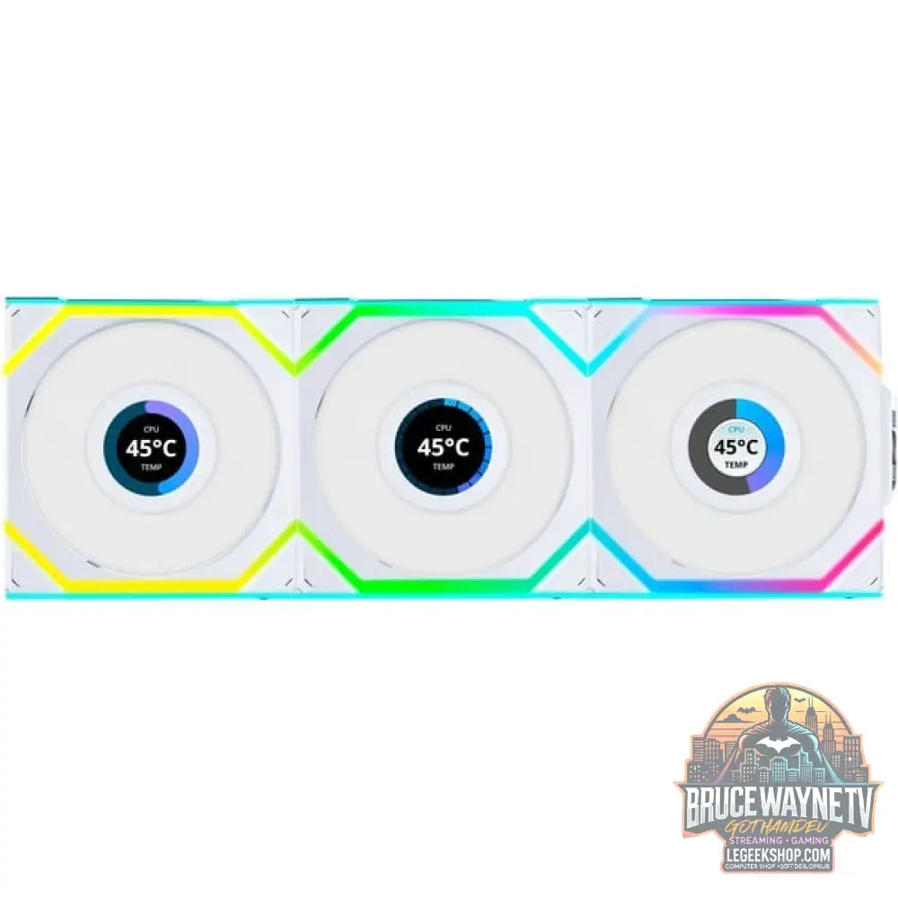 Lian Li UNI FAN SL120 LCD Wireless, Gehäuselüfter - Lian Li - vue 2