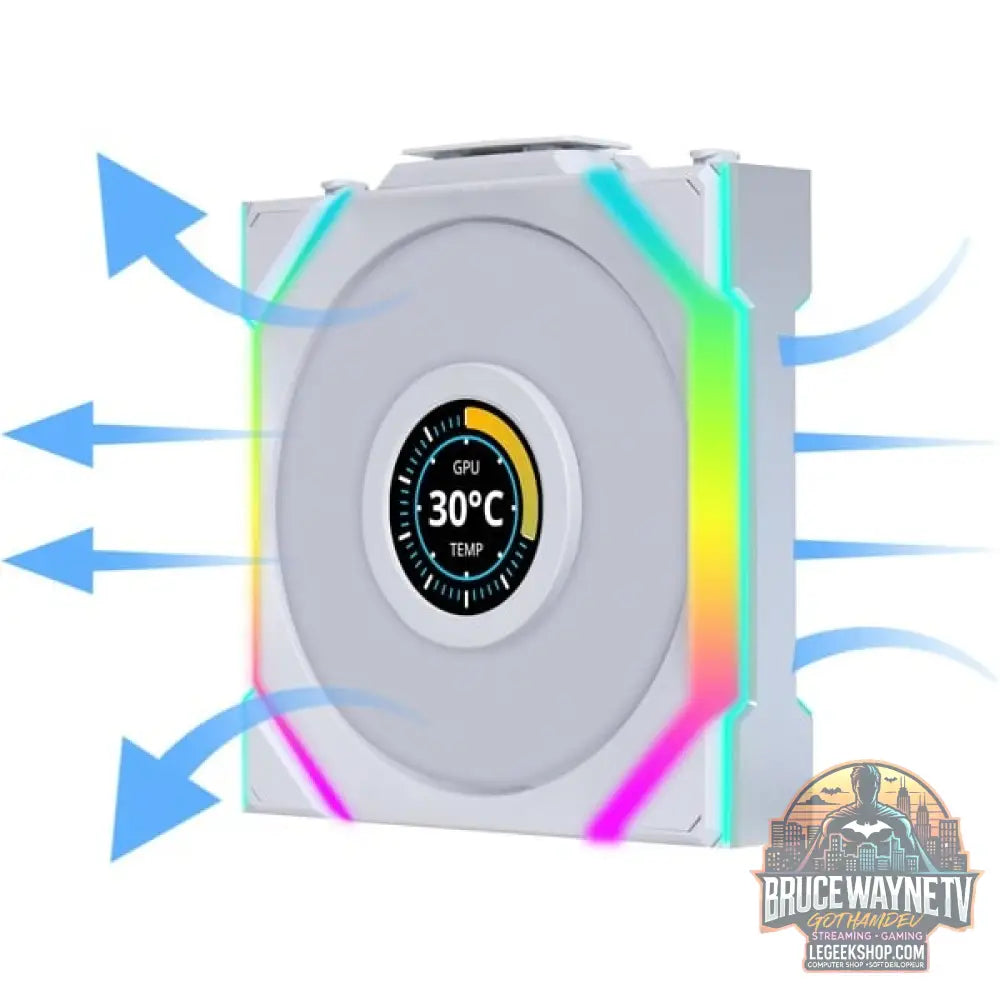 Lian Li UNI FAN SL120 LCD Wireless, Gehäuselüfter - Lian Li - vue 8