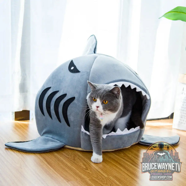 Lit Requin Animaux Chien Chat Niche Douillet Confortable - Lit Animaux