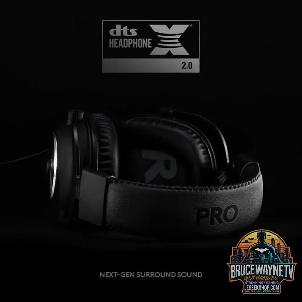 Logitech G PRO X Headset, casque gaming - vue 3