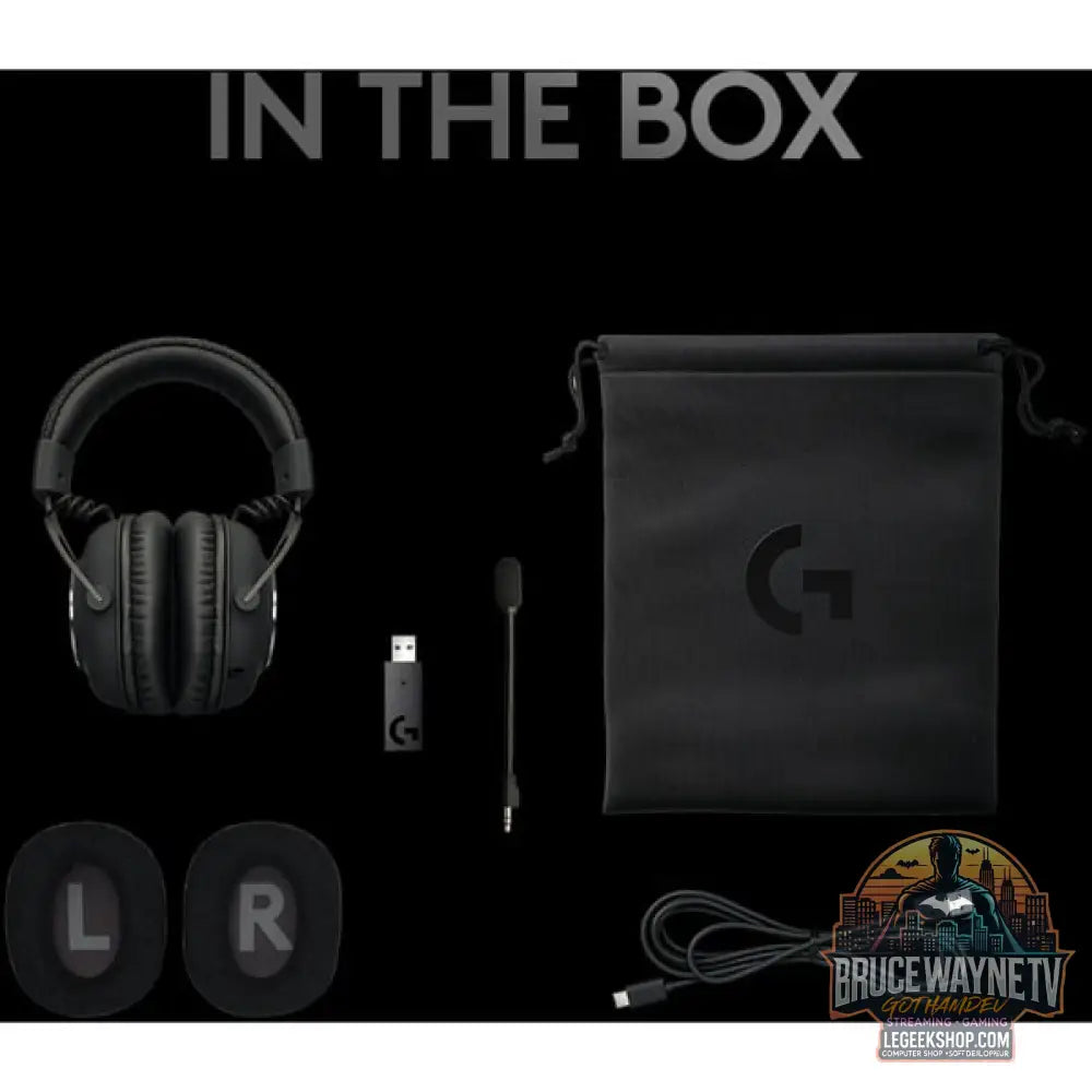 Logitech G PRO X LIGHTSPEED, casque gaming - vue 9