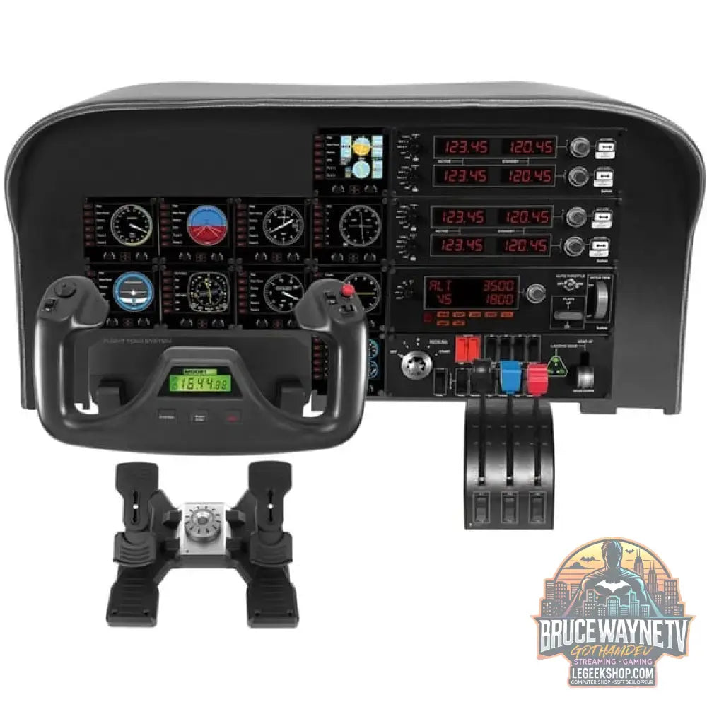 Logitech G Saitek PRO Flight Multi Panel, Instrumentenpanel - Logitech - vue 3
