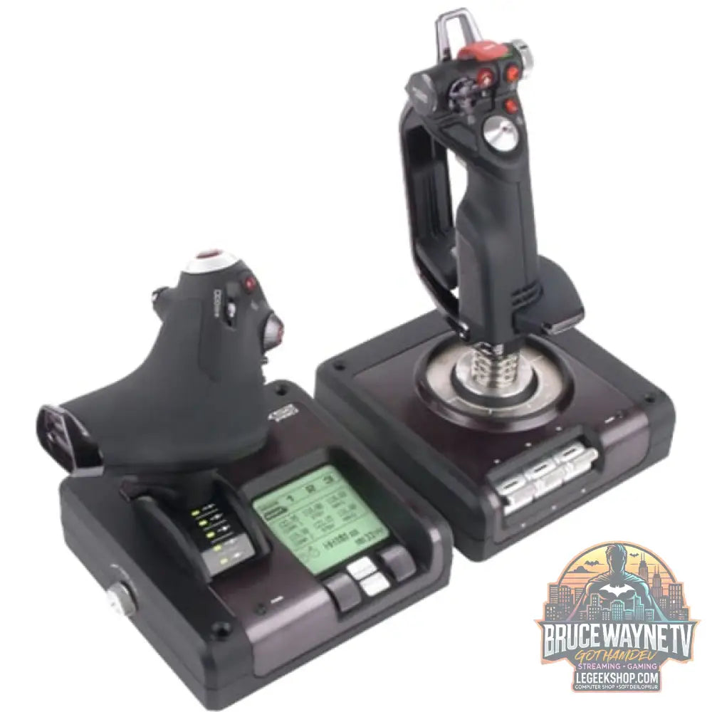 Logitech G Saitek X52 PRO FLIGHT, Hotas - Logitech - vue 16