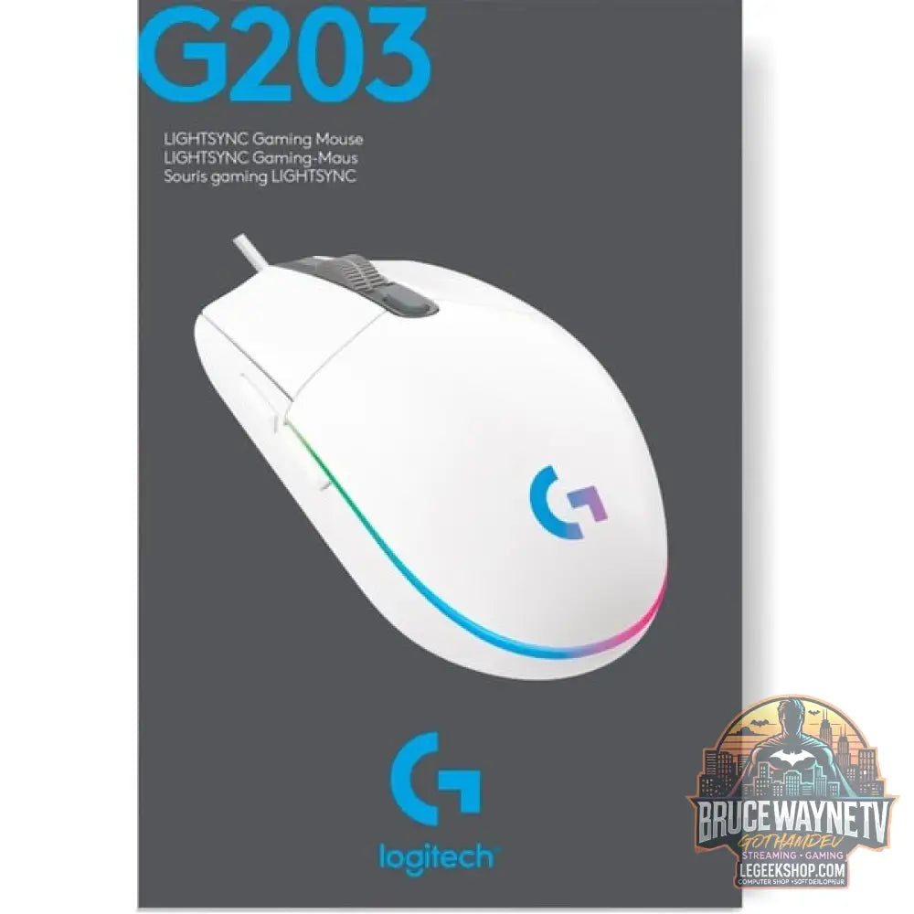 Logitech G203 LIGHTSYNC, souris gaming - vue 10