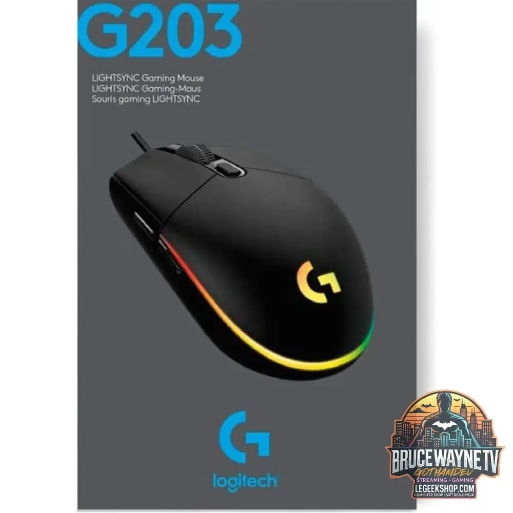 Logitech G203 LIGHTSYNC, souris gaming - vue 10
