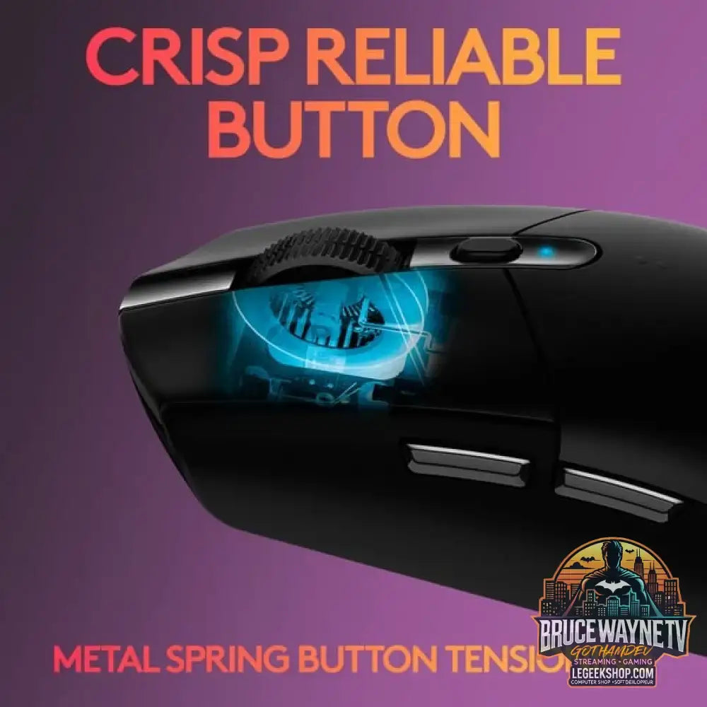 Logitech G305 LIGHTSPEED Gaming, souris gaming - vue 7
