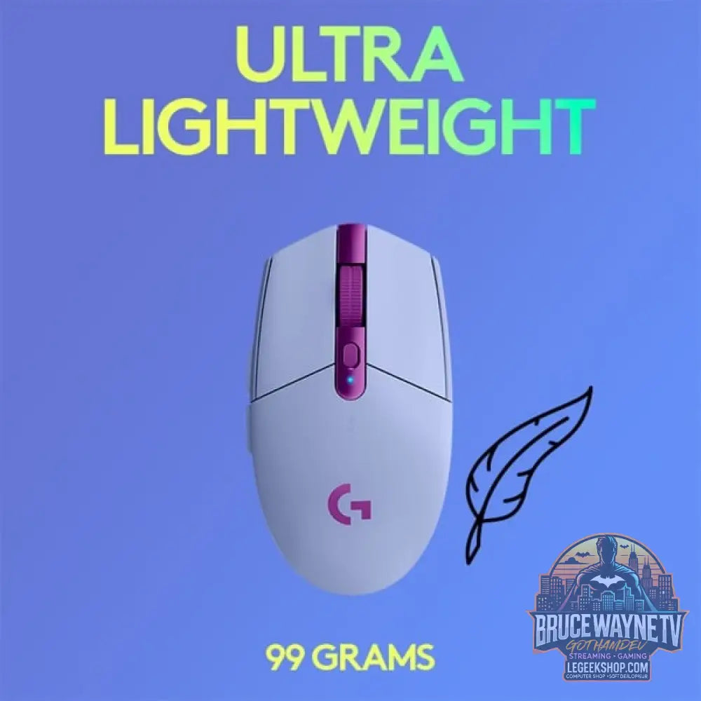 Logitech G305 LIGHTSPEED Gaming, souris gaming - vue 5