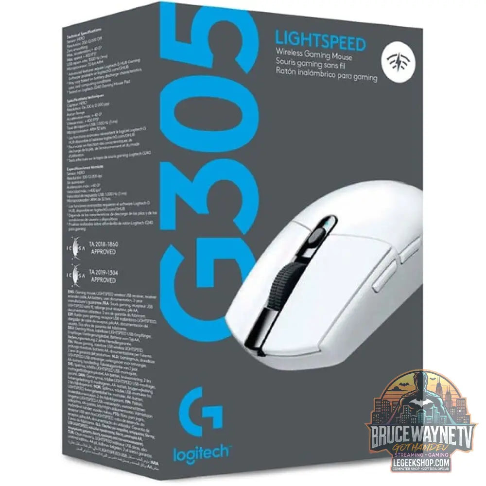 Logitech G305 LIGHTSPEED Gaming, souris gaming - vue 10
