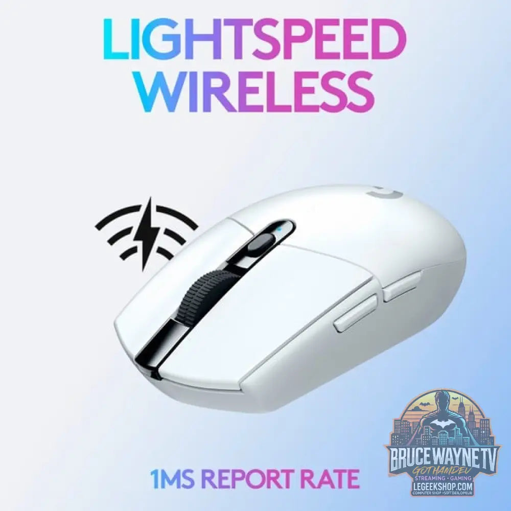 Logitech G305 LIGHTSPEED Gaming, souris gaming - vue 3