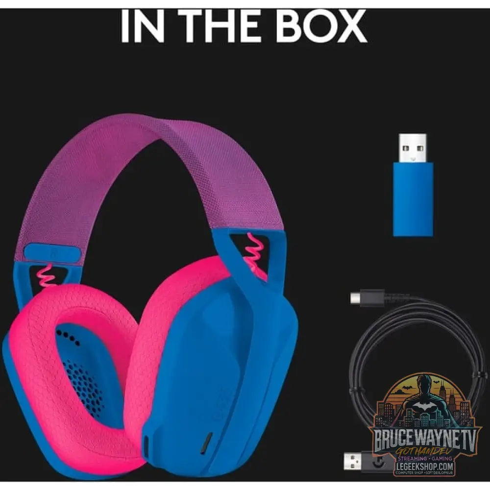 Logitech G435 LIGHTSPEED, casque gaming - vue 10