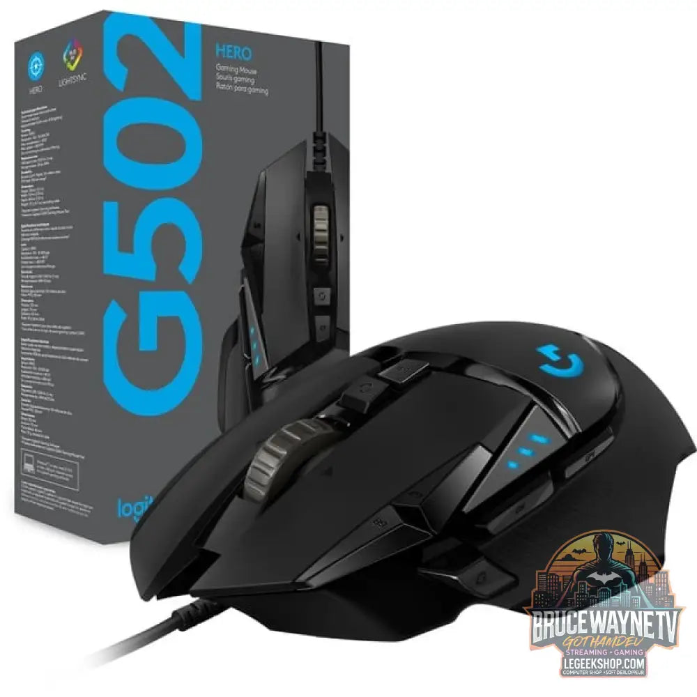 Logitech G502 HERO, souris gaming - vue 10