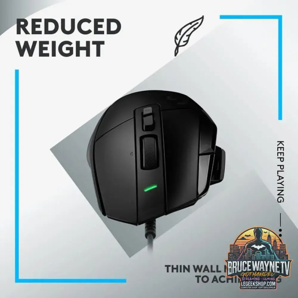 Logitech G502 X, souris gaming - vue 6
