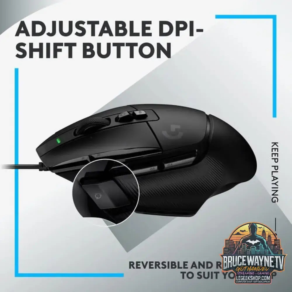 Logitech G502 X, souris gaming - vue 7