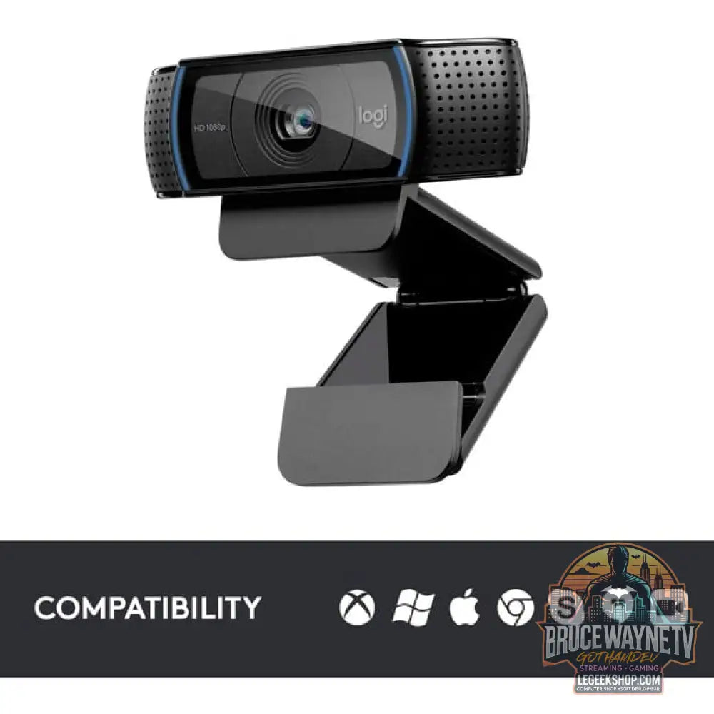 Logitech HD Pro, webcam C920 - Logitech - vue 5