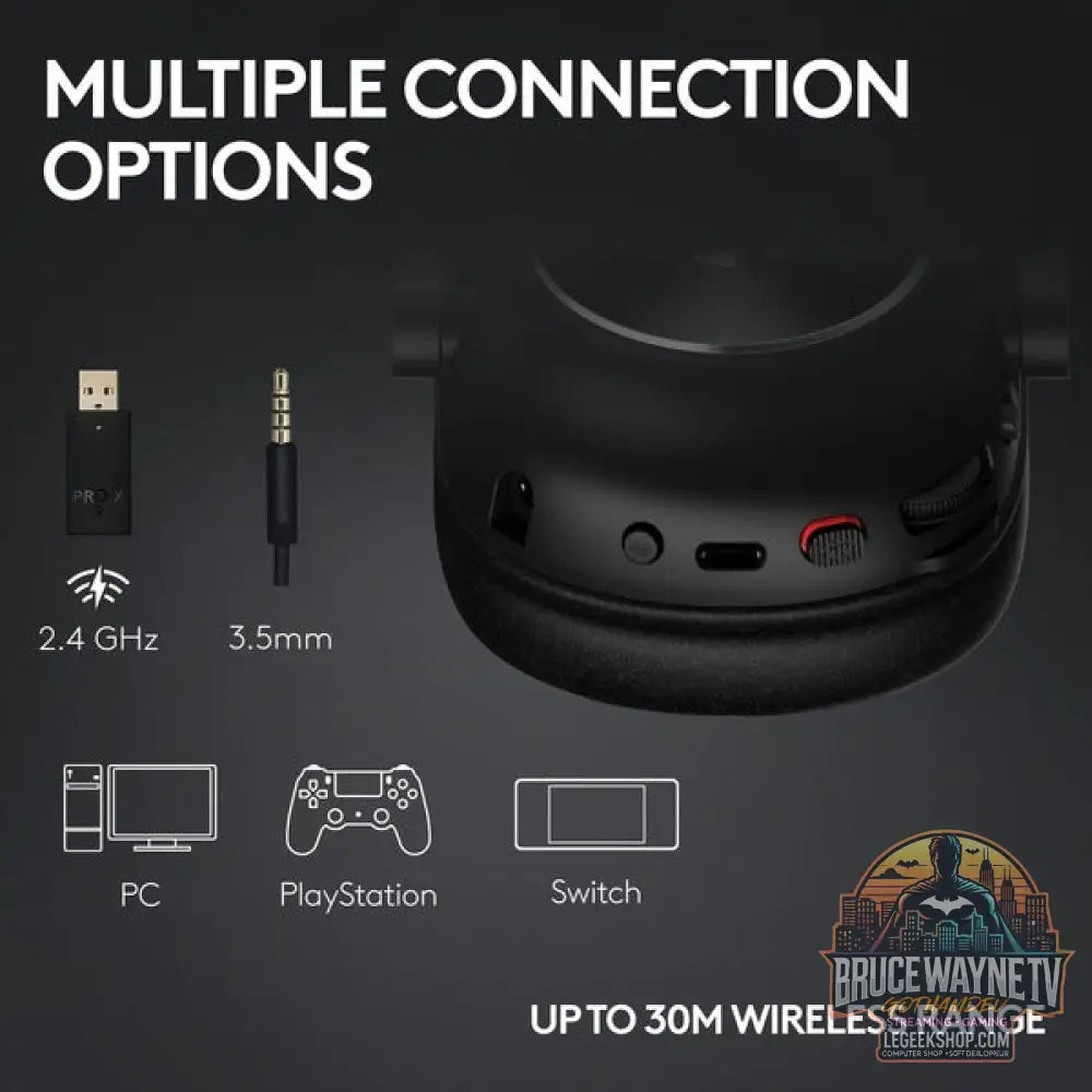 Logitech PRO X 2 LIGHTSPEED, casque gaming - vue 5
