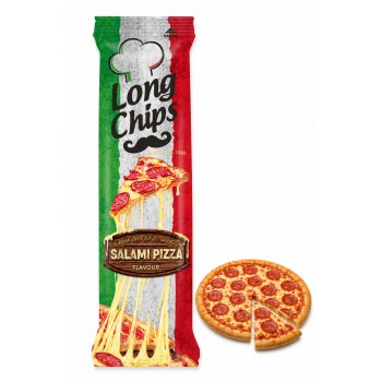 Long Chips Salami Pizza 75 Gr x 20