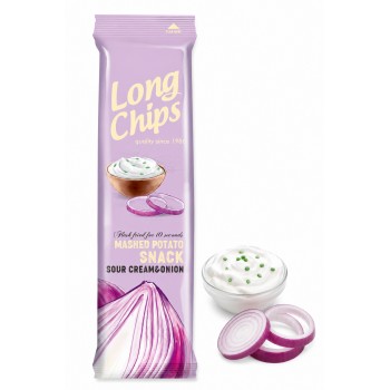 Long Chips Sour Cream & Onion 75 Gr x 20