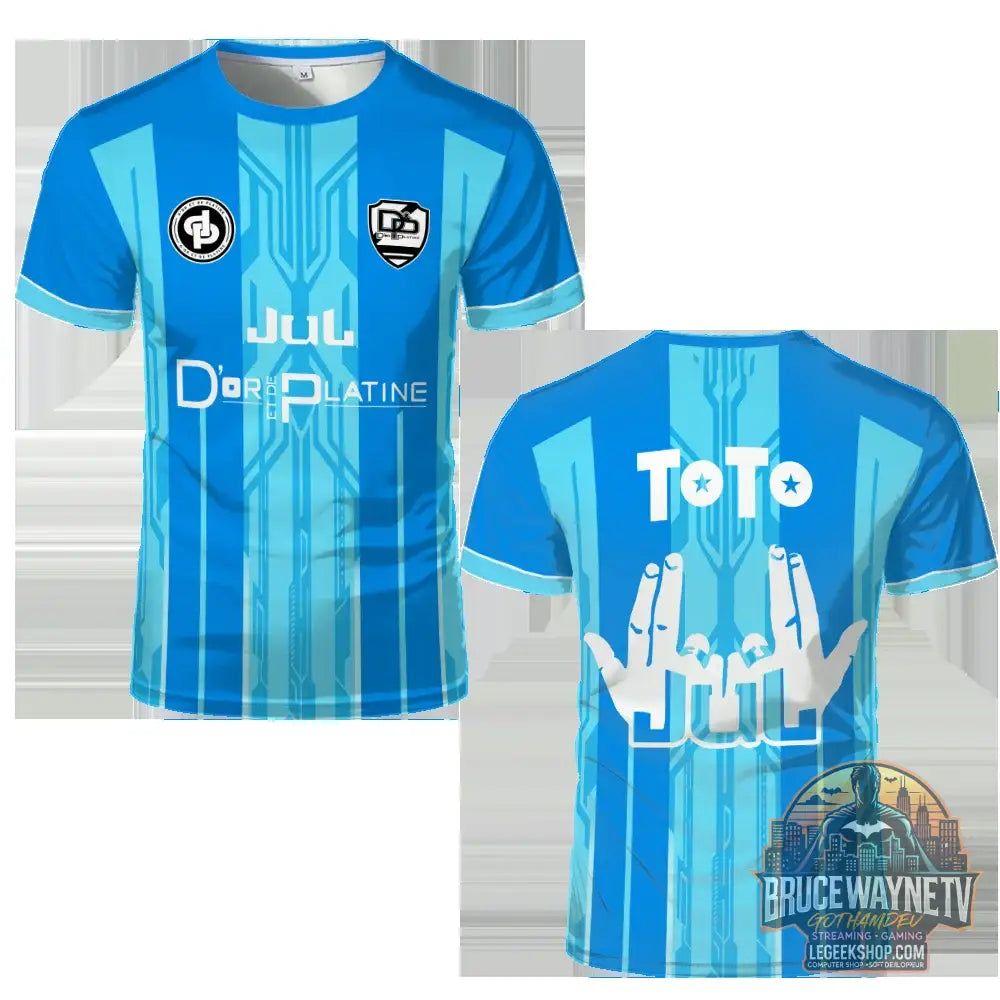 Maillot Jul & Toto Ninetta – T-Shirt Juldtp Rappeur Français Respirant - TTwd007191LJ / K150 - T-Shirt