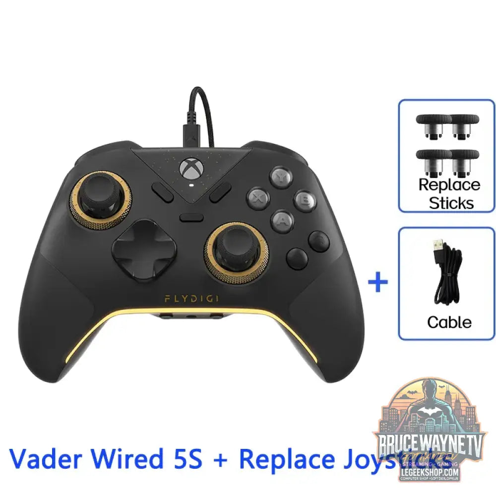 Manette de jeu filaire FLYDIGI VADER 5S - add thumbsticks