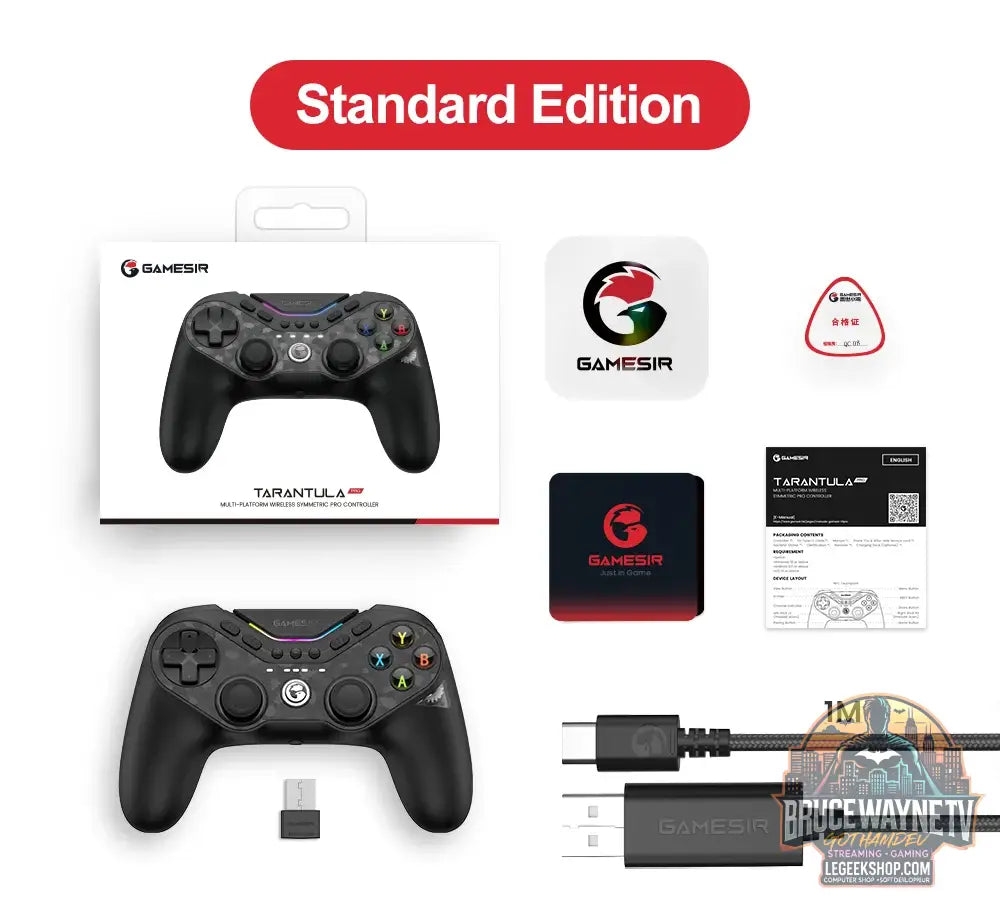 Manette de jeu GameSir Tarantula Pro pour PC Nintendo Switch 2 Android iOS avec joysticks TMR Hall NFC et gyroscope 6