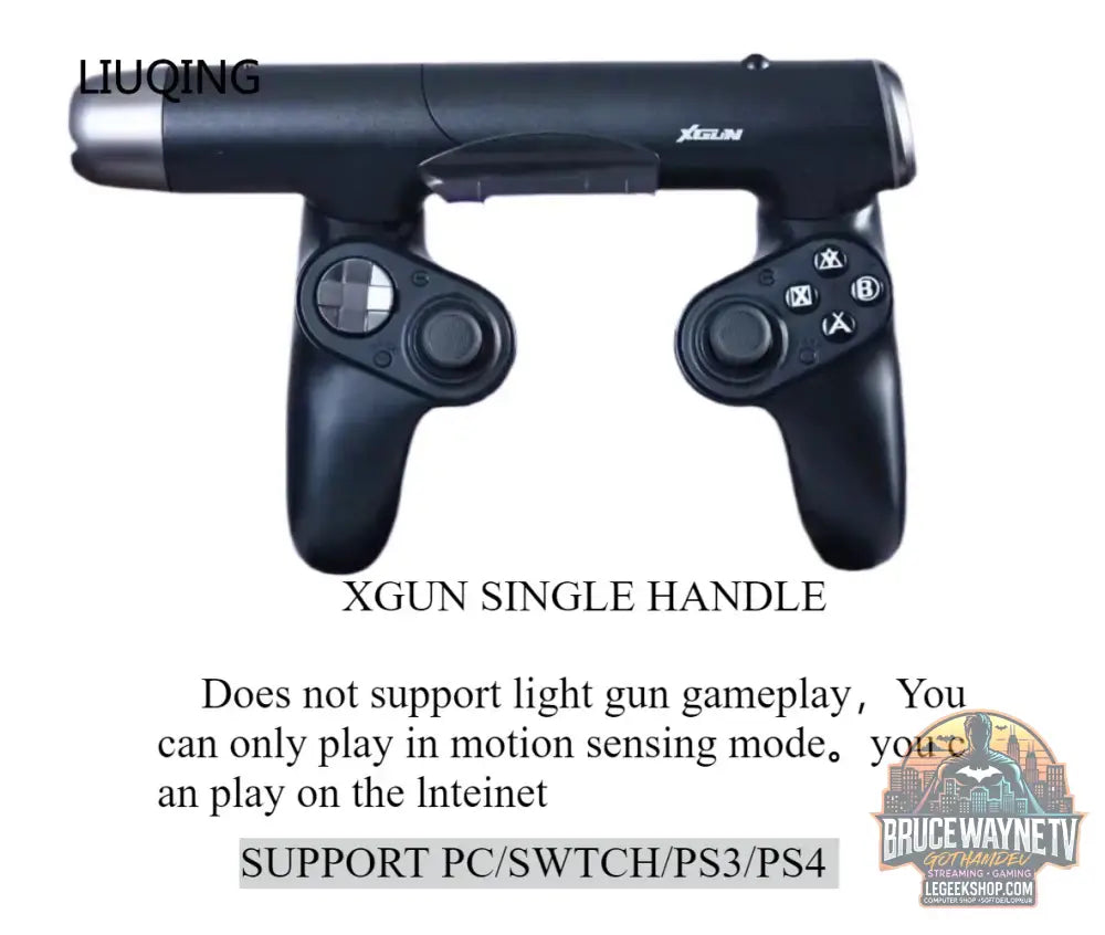 Manette de jeu XGUN Light Gun ou coque de manette de tir à visée précise pour Switch/PC/PS4 Bluetooth USB - Single