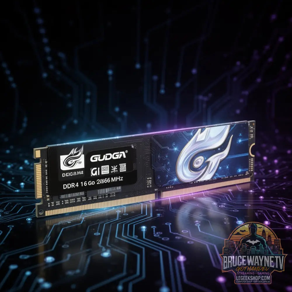 Mémoire GUDGA DDR4 16 Go 8 Go 32 Go 2666 MHz… — produit geek, vue 7, LeGeekShop
