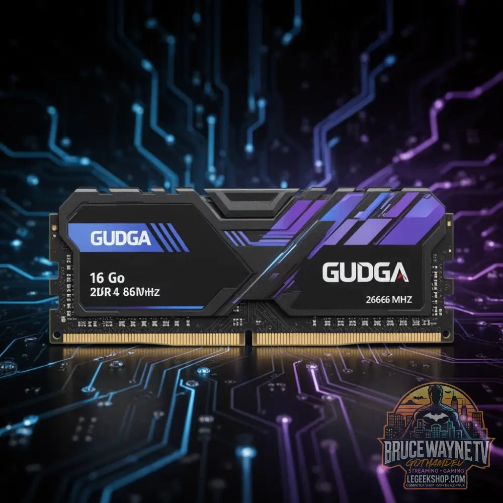 Mémoire GUDGA DDR4 16 Go 8 Go 32 Go 2666 MHz… — produit geek, vue 16, LeGeekShop