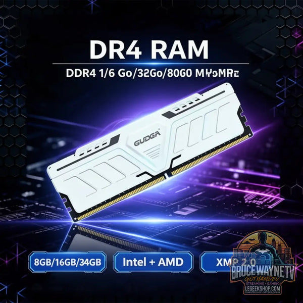 Mémoire GUDGA DDR4 16 Go 8 Go 32 Go 2666 MHz… — produit geek, photo principale LeGeekShop