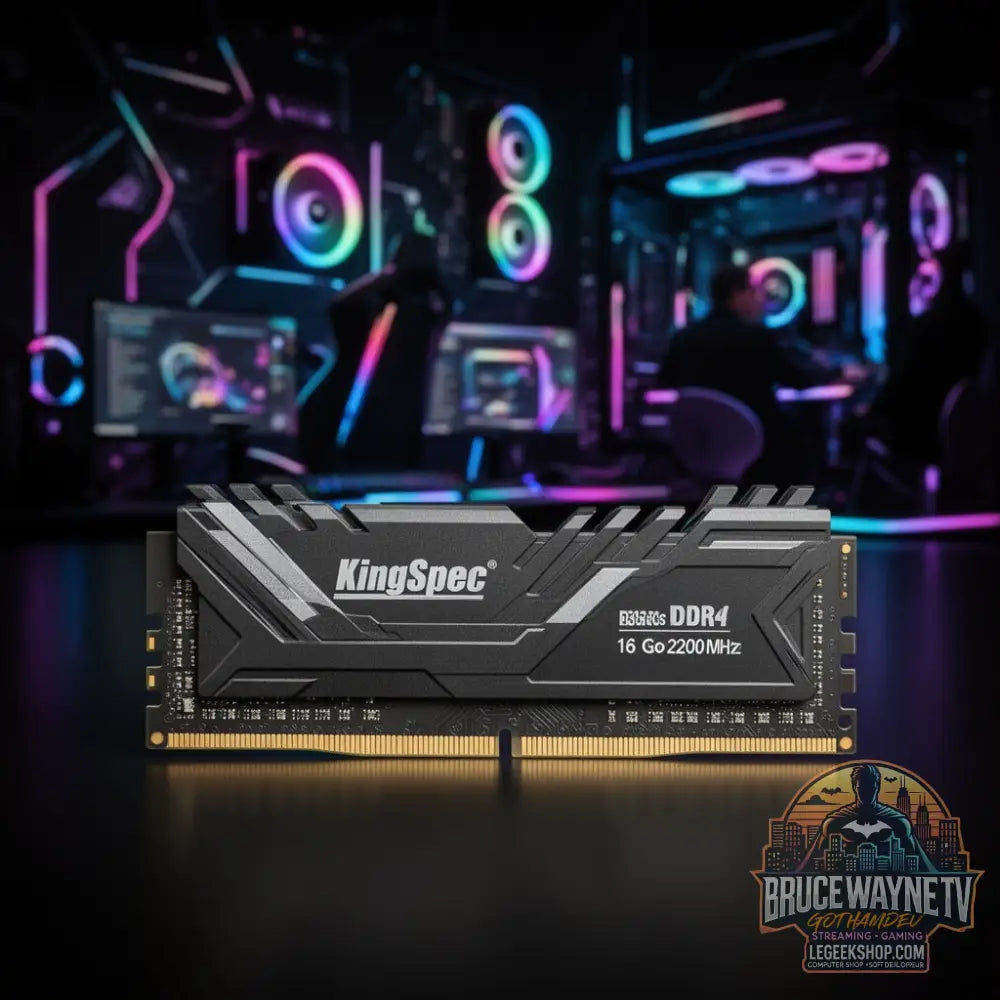 Mémoire RAM KingSpec DDR4 16 Go 3200 MHz — détail produit geek, vue 12, LeGeekShop
