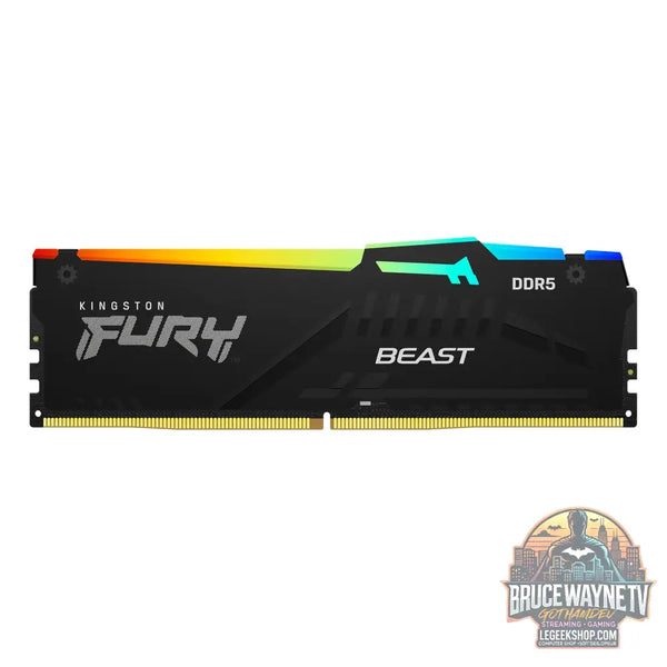 Mémoire RAM Kingston FURY Beast DDR5 RGB 8GB 16GB 32GB 5200-6800MHz Gaming XMP 3.0 - Mémoire RAM