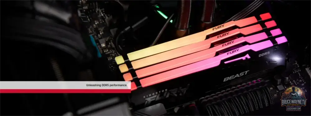 Mémoire RAM Kingston FURY Beast DDR5 RGB 8GB 16GB 32GB 5200-6800MHz Gaming XMP 3.0 - Mémoire RAM