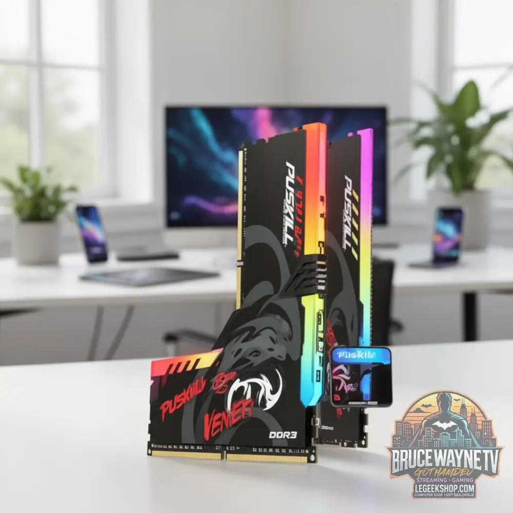 Mémoire RAM PUSKILL RGB DDR3 8GBx2 1600MHz… — Mémoire RAM, vue 14, LeGeekShop