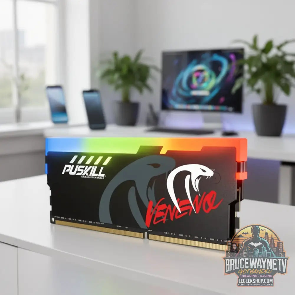 Mémoire RAM PUSKILL RGB DDR3 8GBx2 1600MHz… — Mémoire RAM, vue 4, LeGeekShop