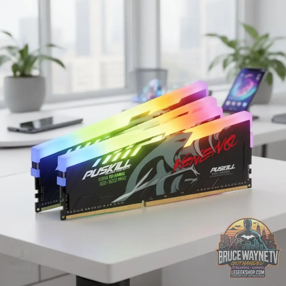 Mémoire RAM PUSKILL RGB DDR3 8GBx2 1600MHz… — Mémoire RAM, vue 3, LeGeekShop