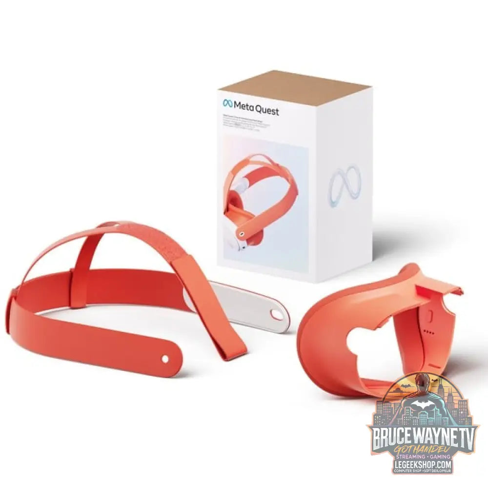 Meta Quest 3 Headset-Einlage et Headset-Riemen (Blood orange) - Meta - vue 5