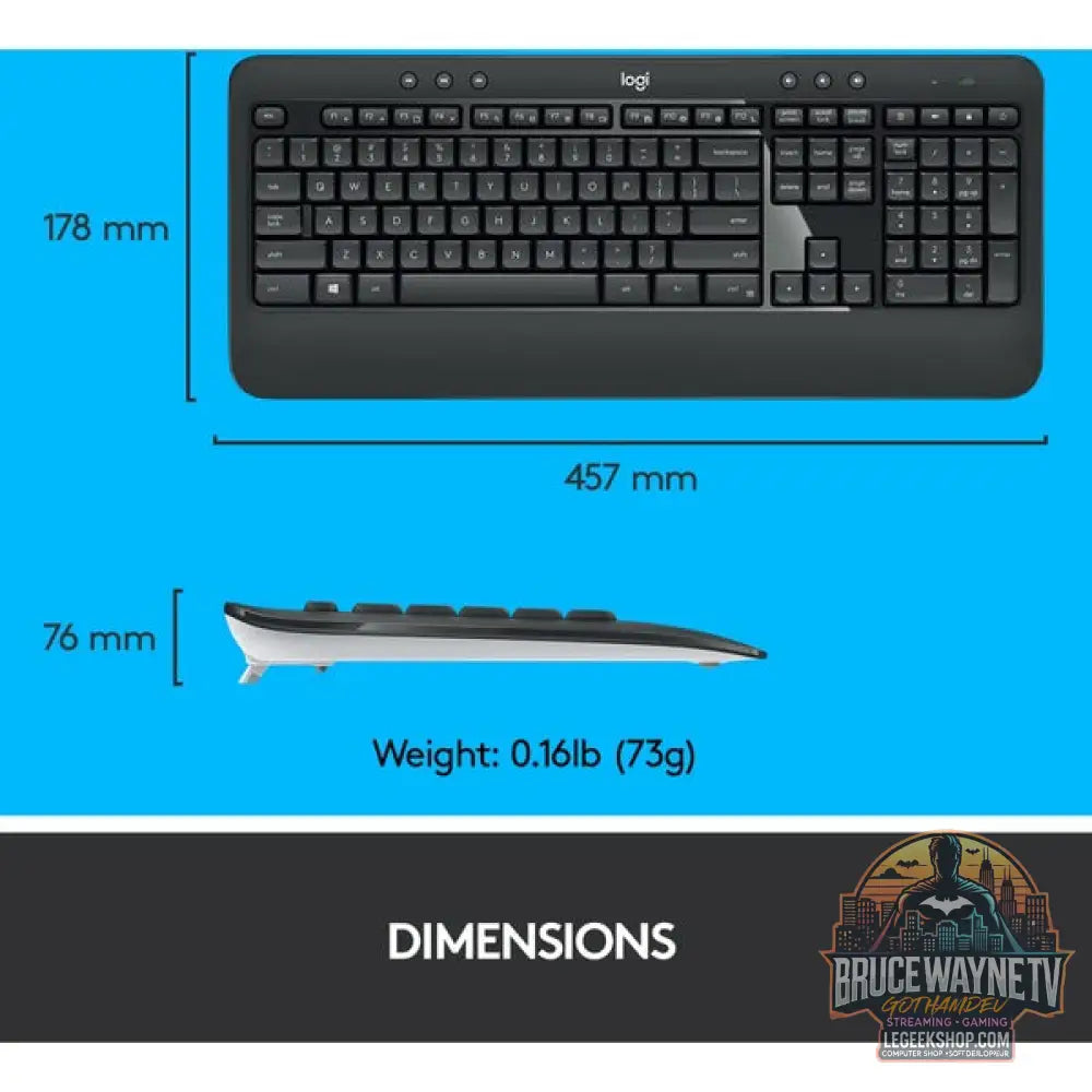 MK540 Advanced - Logitech - vue 7