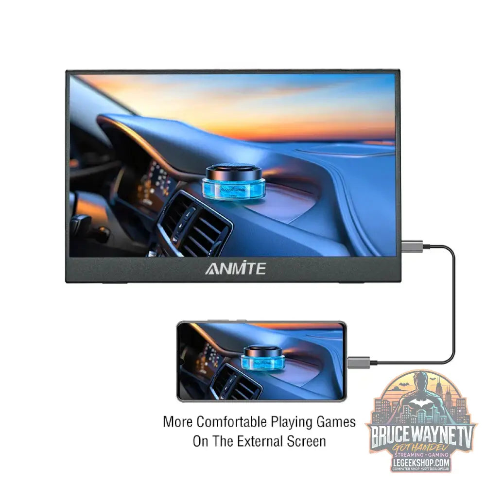 Moniteur Portable 14 pouces ANMITE - Tactile 1920x1200 100% sRGB HDR10 - Moniteur Portable