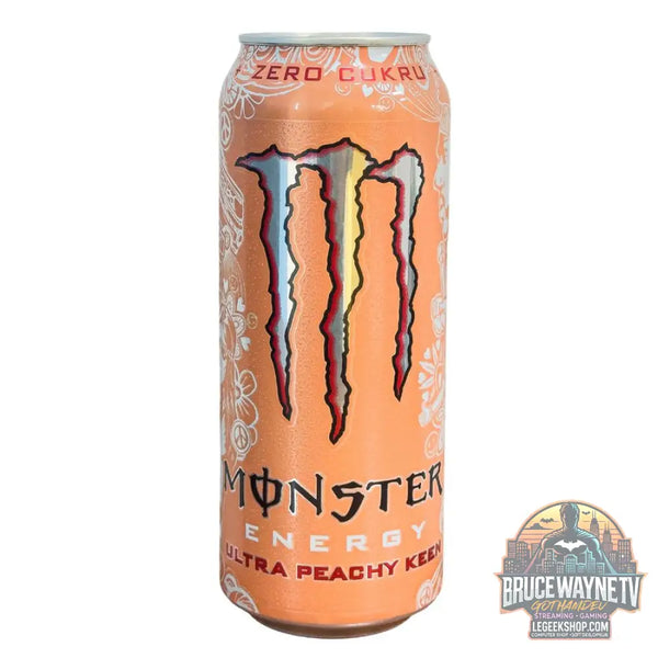 Monster Energy Ultra Peachy Keen boisson énergisante au goût de pêche de 500ml (Pack de 12) - Snacks & boissons importés