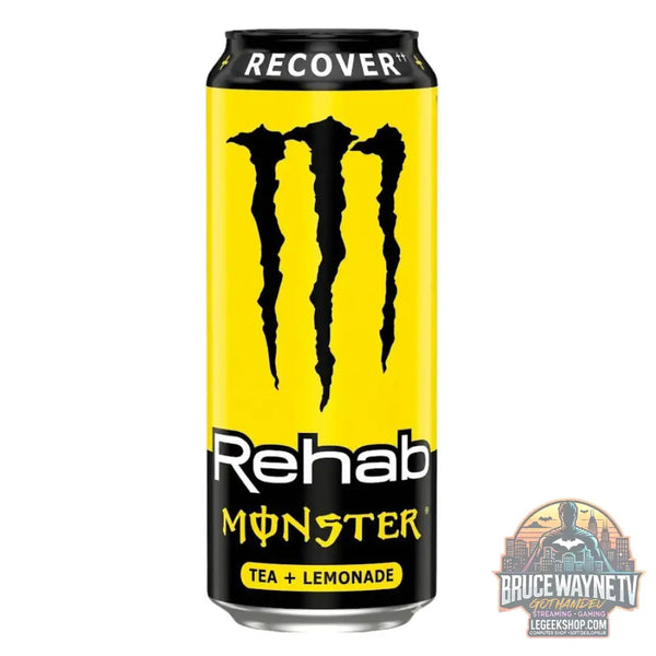 Monster Rehab Lemonade boisson énergétique à base d’extrait de thé et de citron de 500 ml (Pack de 12) - Snacks &