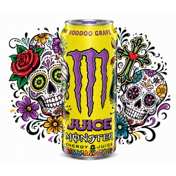 Monster Voodoo Grape 473 ml x 24
