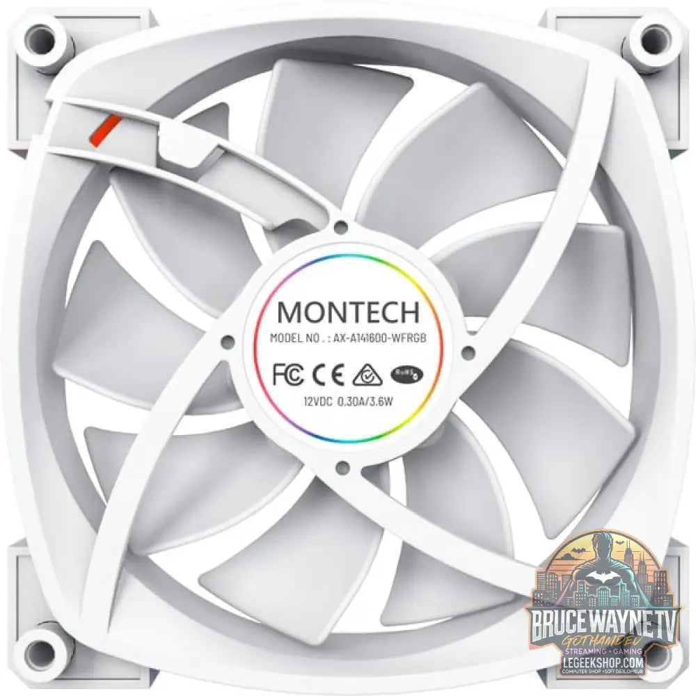 Montech AX140 PWM 140x140x25, Gehäuselüfter - Montech - vue 4