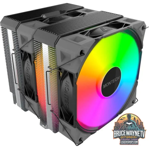 Montech NX600 ARGB, CPU-Kühler schwarz, 120 mm - Montech