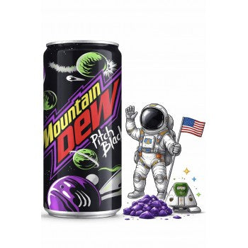 Mountain Dew pitch Black 330ml x 24