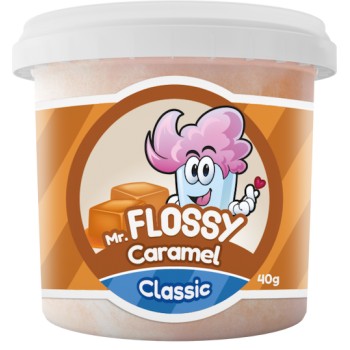 Mr Flossy Barbe à papa Classic Caramel 40 Gr x 12