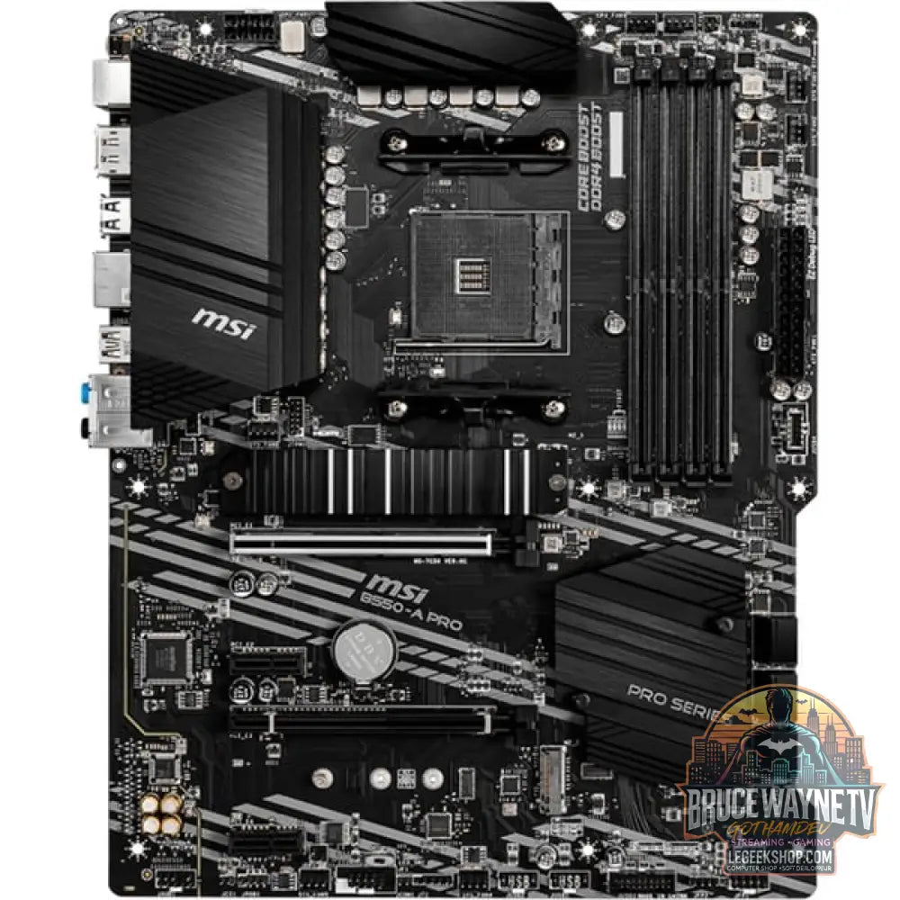 MSI B550-A PRO, carte mère - MSI - vue 2
